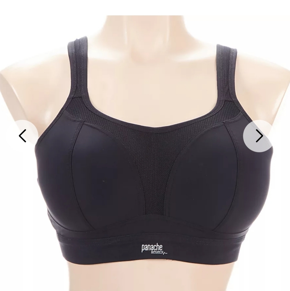 Panache Wireless Sports Bra 38H. Style 7341b. NWT. Nonwired